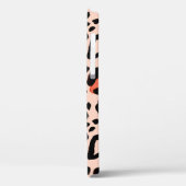 抽象芸術水色ヒョウアニマルプリントパターン Case-Mate iPhoneケース (裏面 / 左)