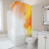 抽象芸術水色ラグジュアリー流体絵画アートのハン シャワーカーテン (インサイチュ)