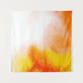 抽象芸術水色ラグジュアリー流体絵画アートのハン タペストリー (正面(横))