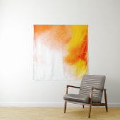 抽象芸術水色ラグジュアリー流体絵画アートのハン タペストリー (インサイチュ)