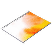 抽象芸術水色ラグジュアリー流体絵画アートのハン ノートブック (左側)