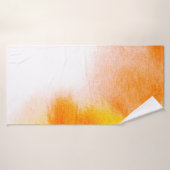 抽象芸術水色ラグジュアリー流体絵画アートのハン バスタオル (バスタオル)