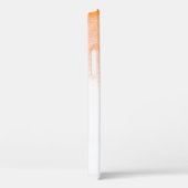 抽象芸術水色ラグジュアリー流体絵画アートのハン Case-Mate iPhoneケース (裏面 / 右)