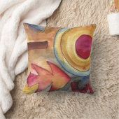 抽象芸術水色レトロ装飾用クッション クッション (ブランケット)