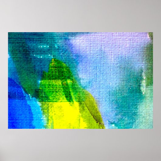 抽象芸術水色彩の鮮やか色背景概要, acr ポスター (正面)