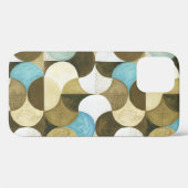 抽象芸術水色手描き Case-Mate iPhoneケース (裏面 (横))