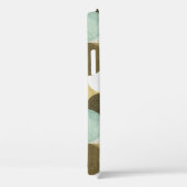 抽象芸術水色手描き Case-Mate iPhoneケース (裏面 / 右)