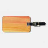 抽象芸術水色手色彩の鮮やか背景 ラゲッジタグ (正面横)