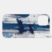 抽象芸術水色紙アートのカラフルテクスチャ Case-Mate iPhoneケース (裏面 (横))