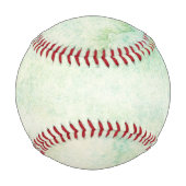 抽象芸術水色背景 野球ボール (裏面)