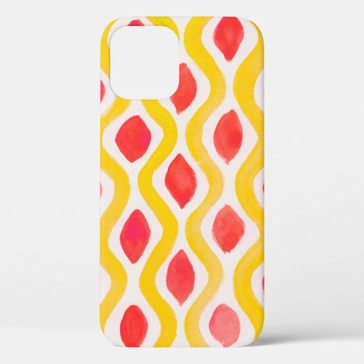 抽象芸術水色背景 Case-Mate iPhoneケース (裏面)