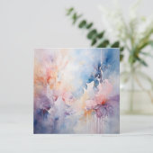 抽象芸術水色 シーズンカード (スタンド正面)