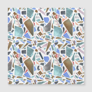 抽象芸術水色:手書きの白い背景。