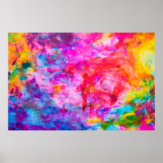 抽象芸術水色backgroundcolor,背景,パイ ポスター (正面)