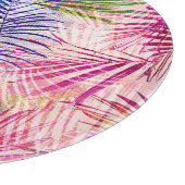 抽象芸術水葉色Allover Pattern カッティングボード (角)