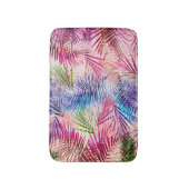 抽象芸術水葉色Allover Pattern バスマット (正面縦)