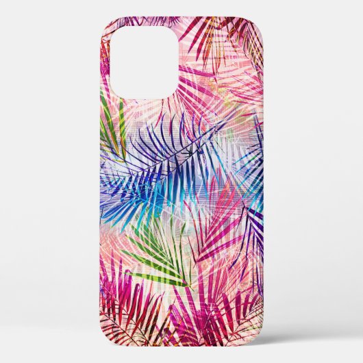 抽象芸術水葉色Allover Pattern Case-Mate iPhoneケース (裏面)