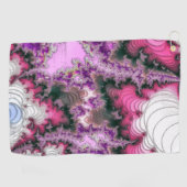 抽象芸術水 ゴルフタオル (横)