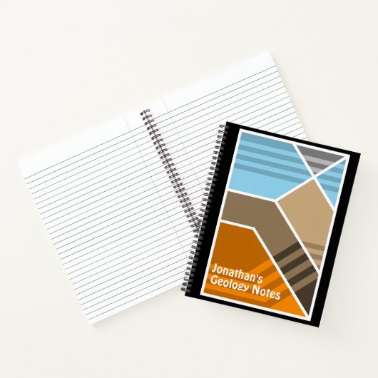 抽象芸術沈み込み地質 ノートブック (内部)