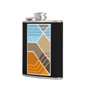 抽象芸術沈み込み帯 フラスク (左)