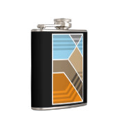 抽象芸術沈み込み帯 フラスク (右)