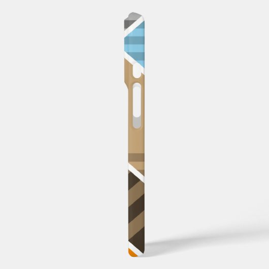 抽象芸術沈み込み帯 Case-Mate iPhoneケース (裏面 / 左)