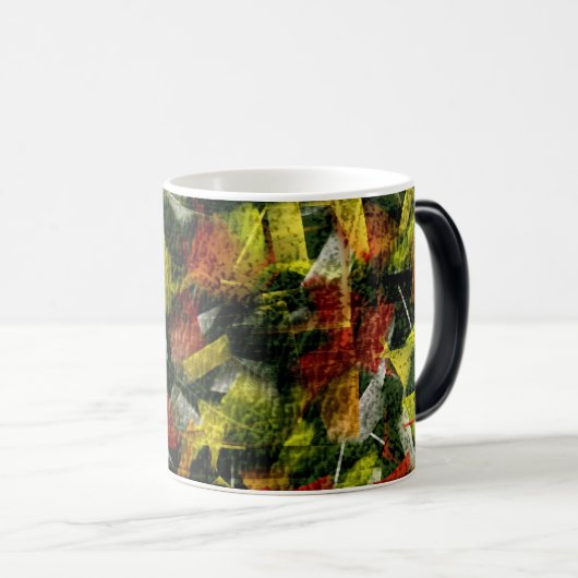 抽象芸術油とアクリル絵画ズ2 モーフィングマグカップ (正面右)