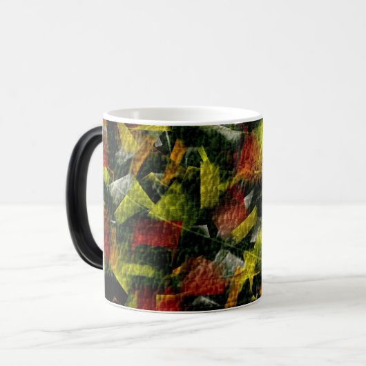 抽象芸術油とアクリル絵画ズ2 モーフィングマグカップ (正面左)