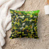 抽象芸術油とアクリル絵画ズ クッション (ブランケット)