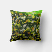 抽象芸術油とアクリル絵画ズ クッション (裏面)