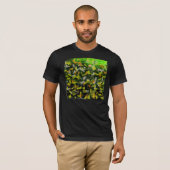 抽象芸術油とアクリル絵画ズ Tシャツ (正面フル)