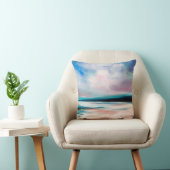 抽象芸術油テクスチャの背景キャンバス上絵を描に。 クッション (椅子)