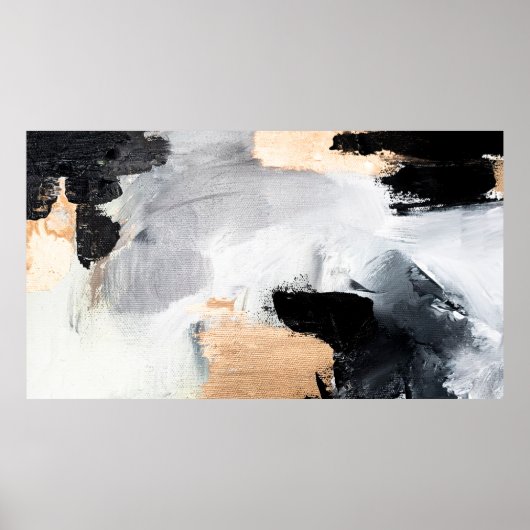 抽象芸術油テクスチャの背景キャンバス上絵を描に。 ポスター (正面)