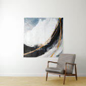 抽象芸術油テクスチャの背景。絵を描キャンバス上 タペストリー (インサイチュ)
