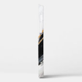 抽象芸術油テクスチャの背景。絵を描キャンバス上 Case-Mate iPhoneケース (裏面 / 左)