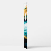 抽象芸術油テクスチャの背景。絵を描キャンバス上 Case-Mate iPhoneケース (裏面 / 右)