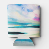 抽象芸術油テクスチャ絵画、キャンバス 缶クーラー (裏面)