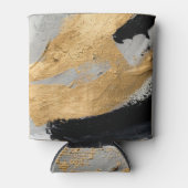 抽象芸術油テクスチャ: Canvas Art 缶クーラー (正面)