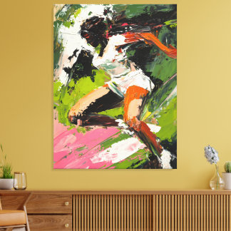 抽象芸術油彩 キャンバスプリント