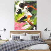 抽象芸術油彩 キャンバスプリント (インサイチュ (寝室))