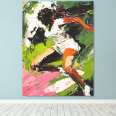 抽象芸術油彩 キャンバスプリント (インサイチュ (ウッドフロア))