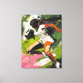 抽象芸術油彩 キャンバスプリント (正面)