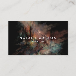 抽象芸術油絵のプロフェッショナルダーク 名刺