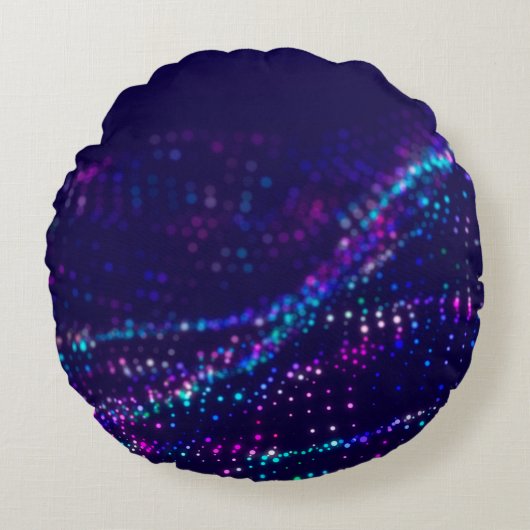 抽象芸術油絵を描テクスチャ(キャンバス上)、Backgroundba ラウンドクッション (正面)