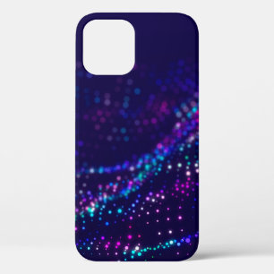 抽象芸術油絵を描テクスチャ(キャンバス上)、Backgroundba iPhone 12ケース
