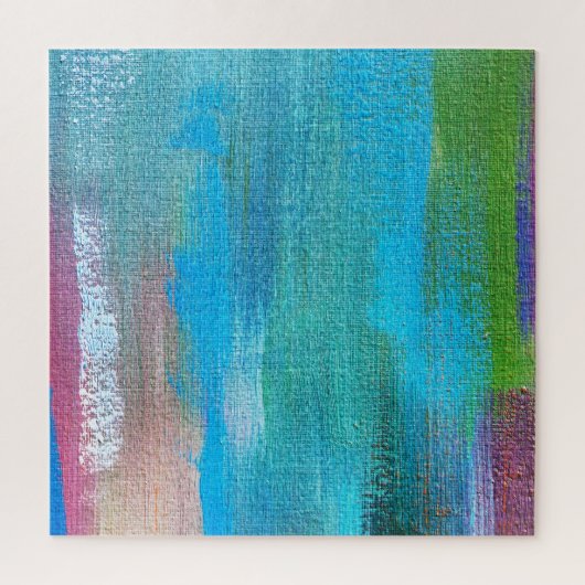 抽象芸術油絵を描テクスチャ ジグソーパズル (縦)