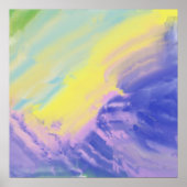 抽象芸術油絵画芸術 ポスター (正面)