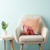 抽象芸術油絵風景ブループール クッション (椅子)