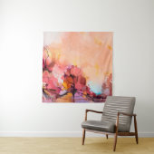 抽象芸術油絵風景ブループール タペストリー (インサイチュ)