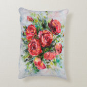  抽象芸術油絵  アクセントクッション (裏面(縦))